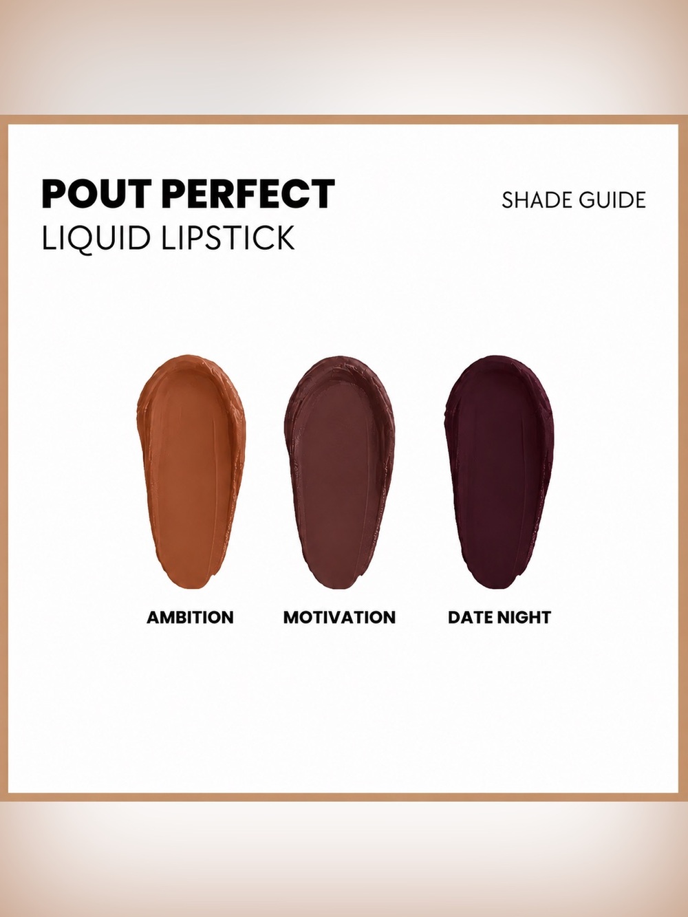 Ace Beaute Pout Perfect Liquid Lipstick Trio — Ambition, Motivation, Date Night